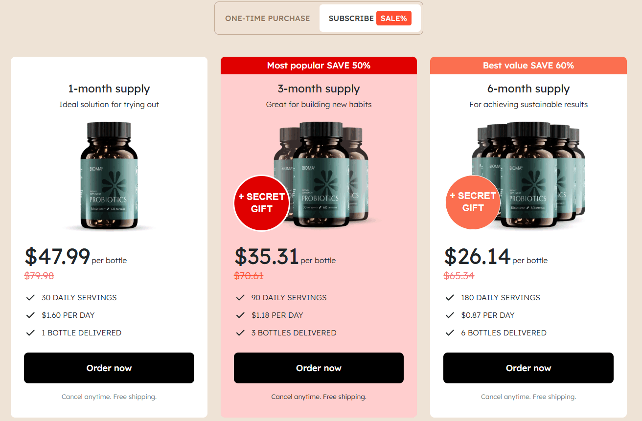 Biomaa Probiotics buy